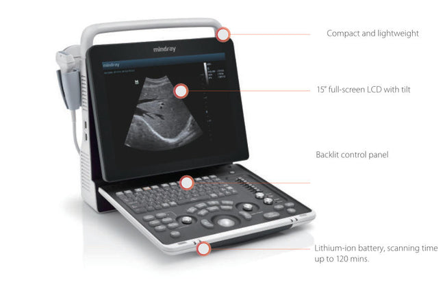Mindray DP-50 Expert Mobile Ultrasound System (72-Month Subscription)