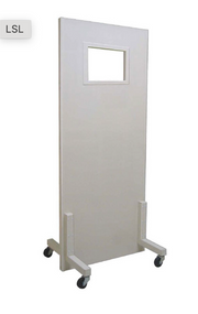 Lead Shield, Mobile, 30"W 72"H, 10"x12" Window